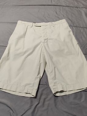 Officine Generale Cream Men's Shorts